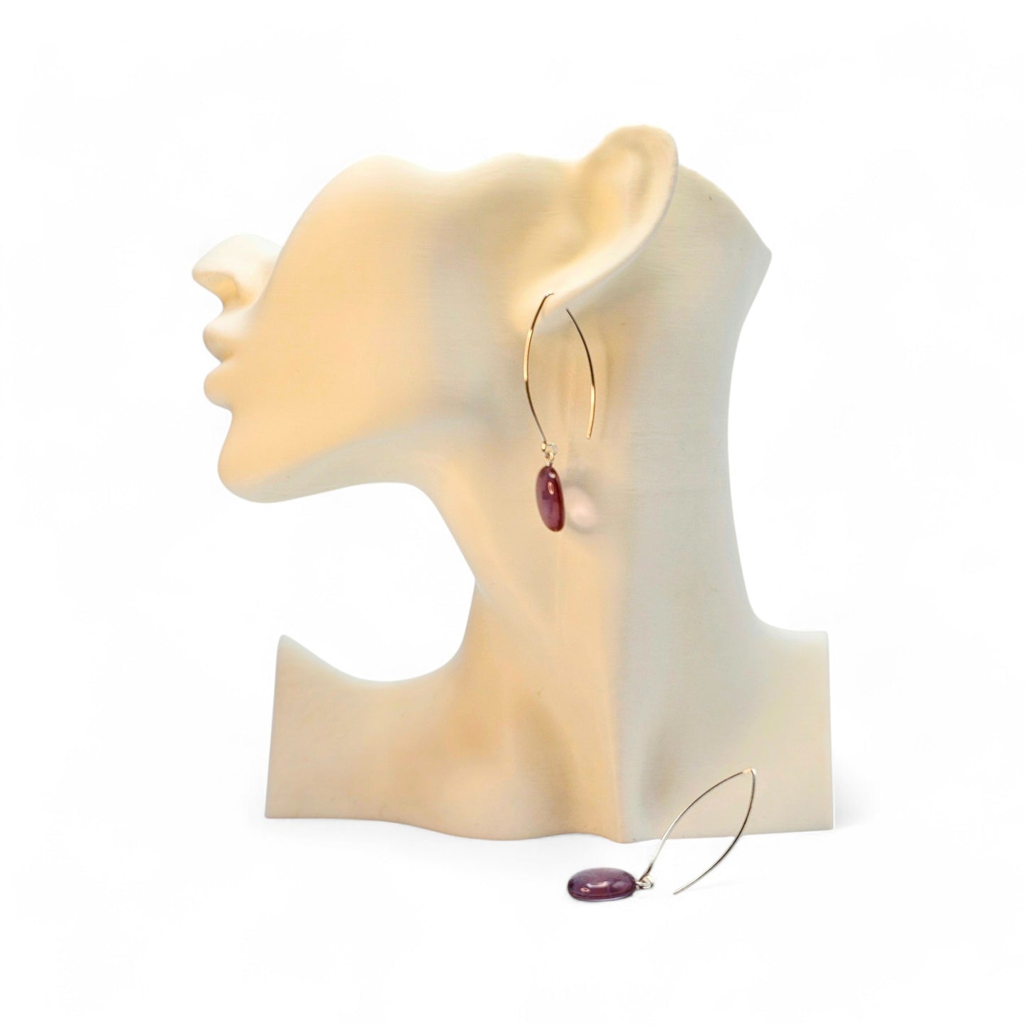 Lollipop Marquise Earrings - Lavender