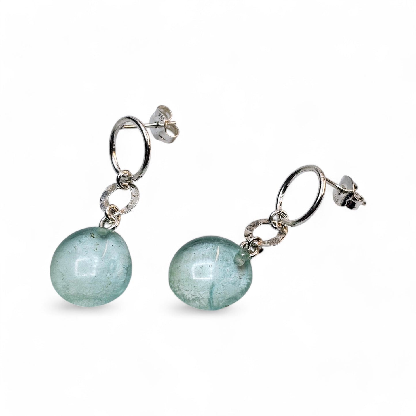 Lollipop Drop Earrings - Lagoon