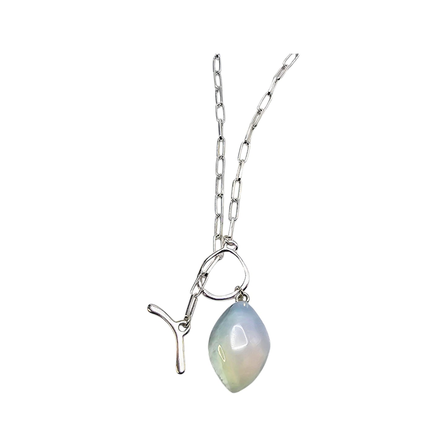 Pebble Luxe Choker - Lagoon / Opaline