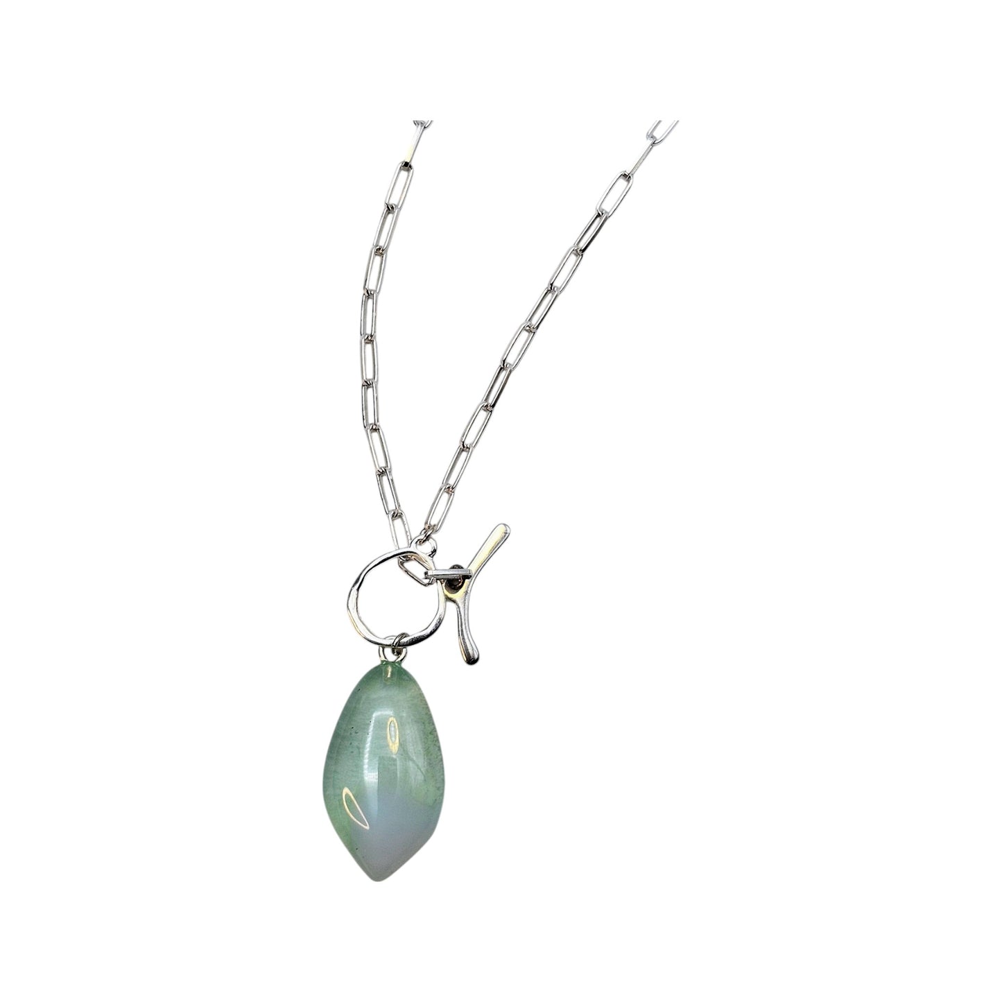 Pebble Luxe Choker - Lagoon / Opaline