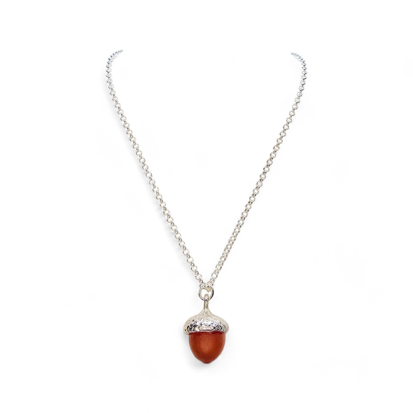 Acorn Necklace - Amber