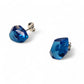 Faceted Gem Studs - Copper Blue