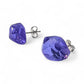 Faceted Gem Studs - Amethyst