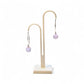 Lollipop Marquise Earrings - Morganite Pink