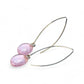Lollipop Marquise Earrings - Morganite Pink