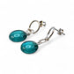 Lollipop Drop Earrings - Teal