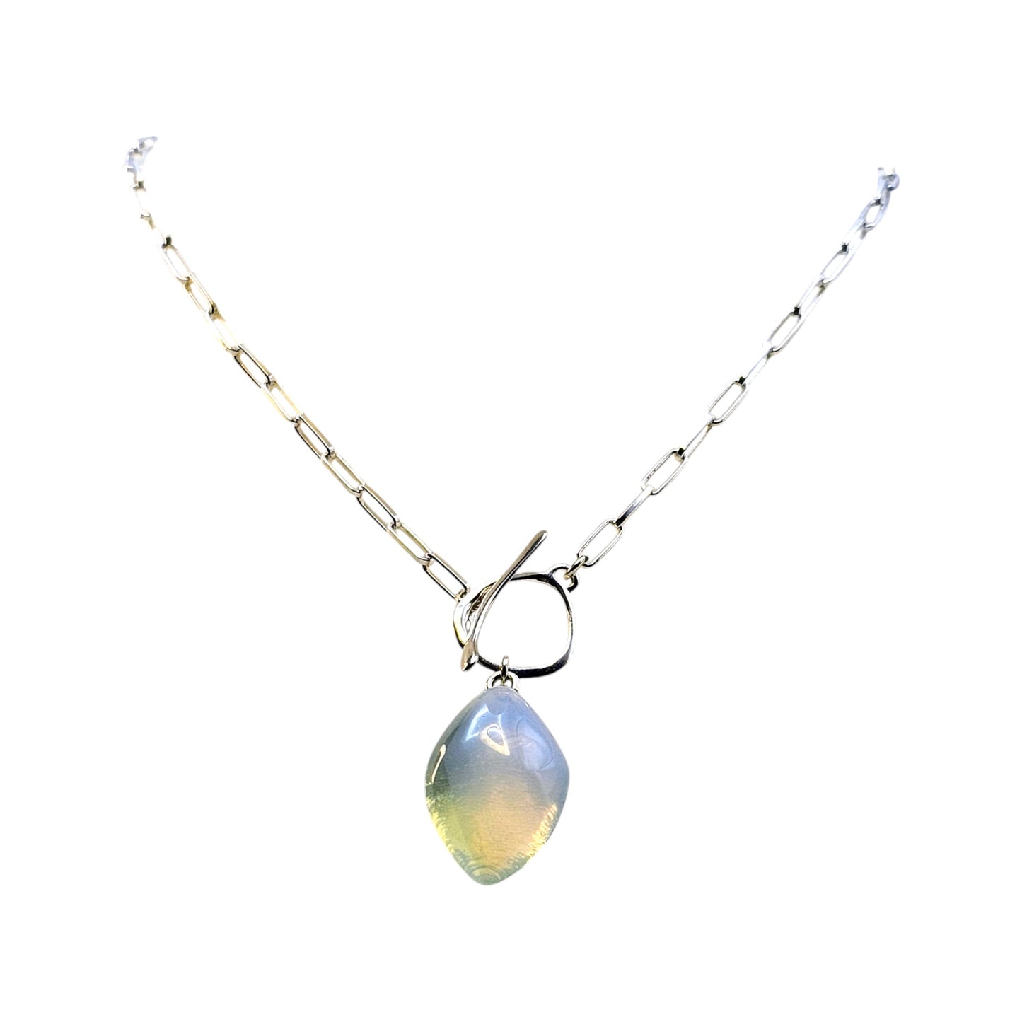 Pebble Luxe Choker - Lagoon / Opaline