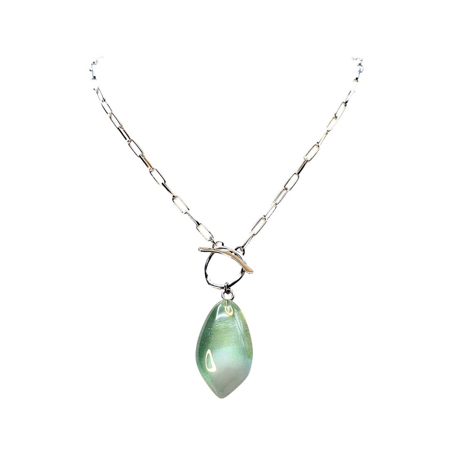 Pebble Luxe Choker - Lagoon / Opaline