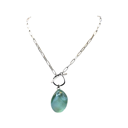 Pebble Luxe Choker - Lagoon / Opaline