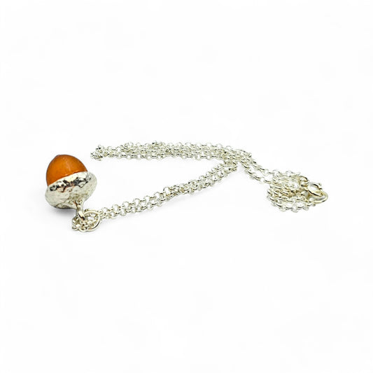 Acorn Necklace - Amber